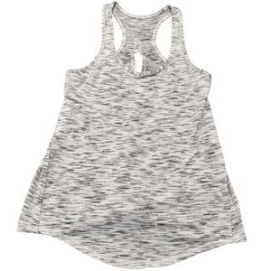 Lululemon Woman’s Salute The Sun Tank Tiger Space Dye Black White